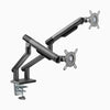 Desky Dual Slim Aluminium Monitor Arm in space grey 