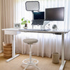 dual laminate sit stand desk