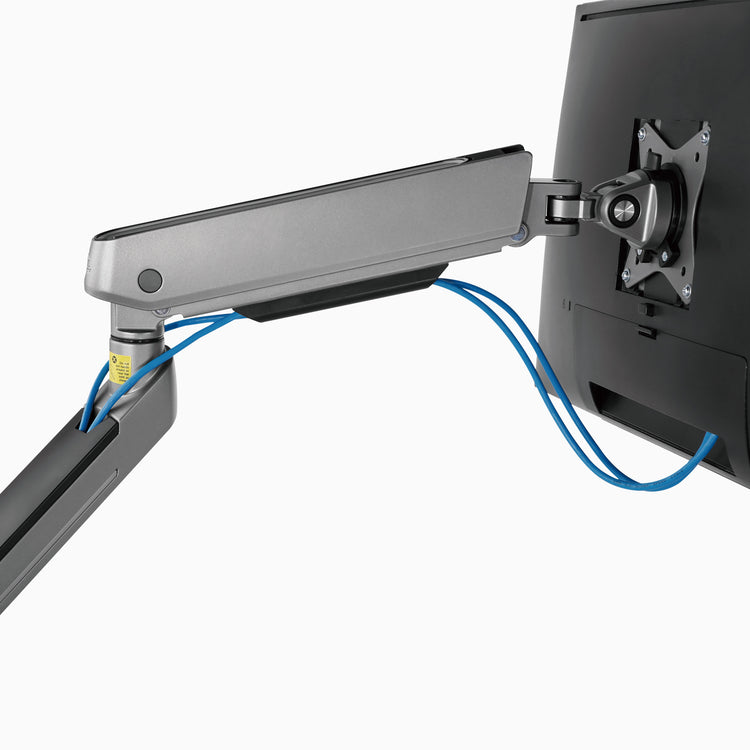 Desky single LED arm cable management