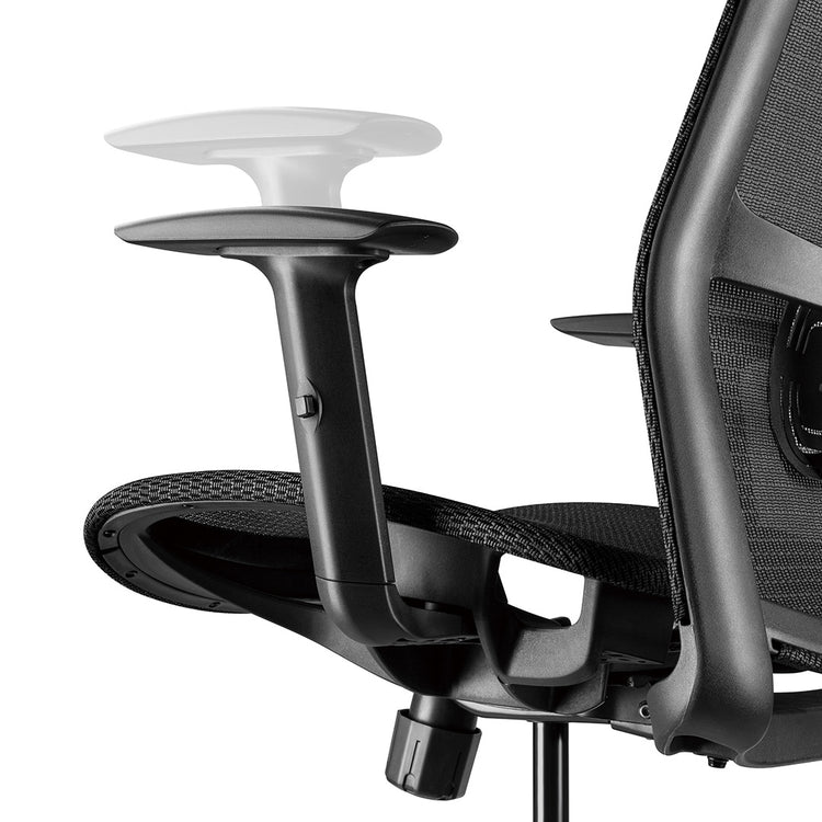adjustable armrest office chair