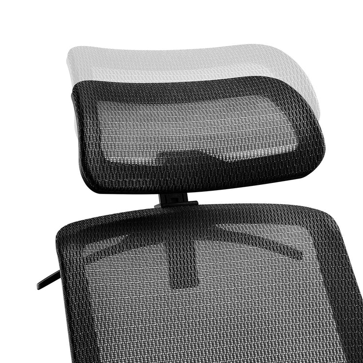 ergonomic high back office chair headrest