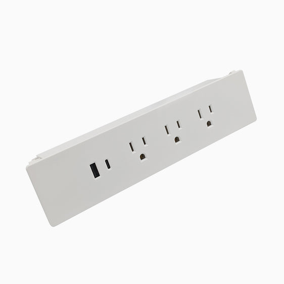 Ezy clip power board in white 