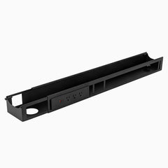 Black Desky Integrated cable channel 3 power