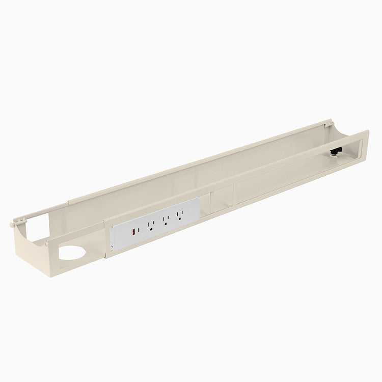 Desky Integrated Cable & Power Channel