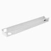 White Desky Integrated cable channel no power