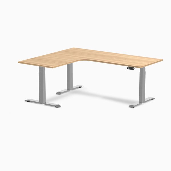 Desky L-Shape Curved Laminate Sit Stand Desk detail view 109