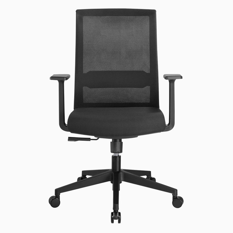 Low back mesh office chair adjustable height