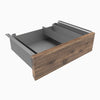 Minimal drawer space grey variant natural walnut hardwood