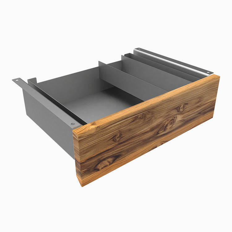 Minimal drawer space grey variant teak