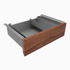 Minimal drawer space grey variant walnut