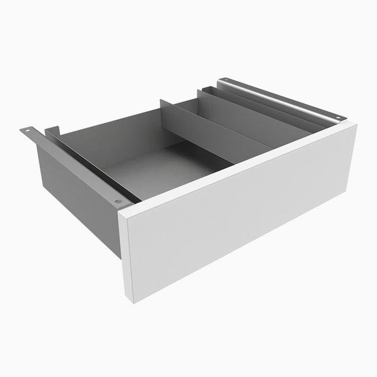 Minimal drawer space grey variant white