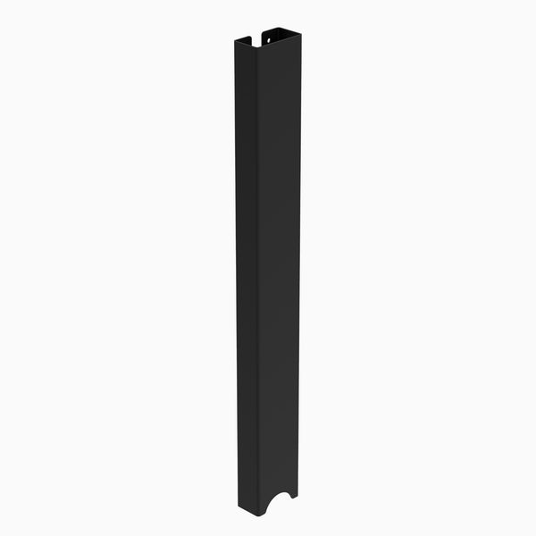 Desky dual magnetic cable management in black