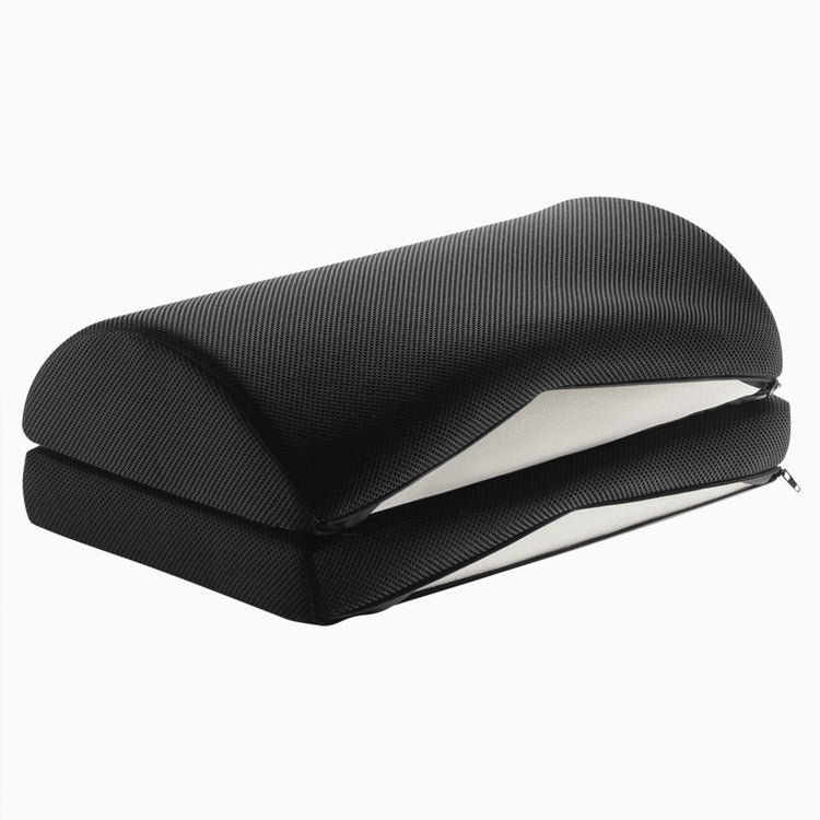 Desky memory foam foot rest detachable fabric