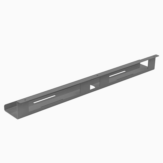 Mini cable and power tray in grey - Desky