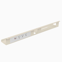Desky Mini Cable & Power Tray in Wheat