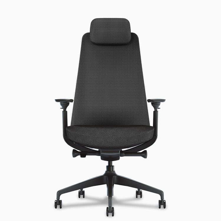 Pinnacle executive office chair matte black - Desky