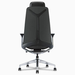 Pinnacle executive office chair black polished variant - Desky