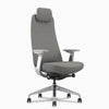 Pinnacle executive office chair light grey color - Desky