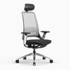 Desky pulse supportive chair with headrest