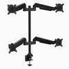 Desky Quad monitor arm in black