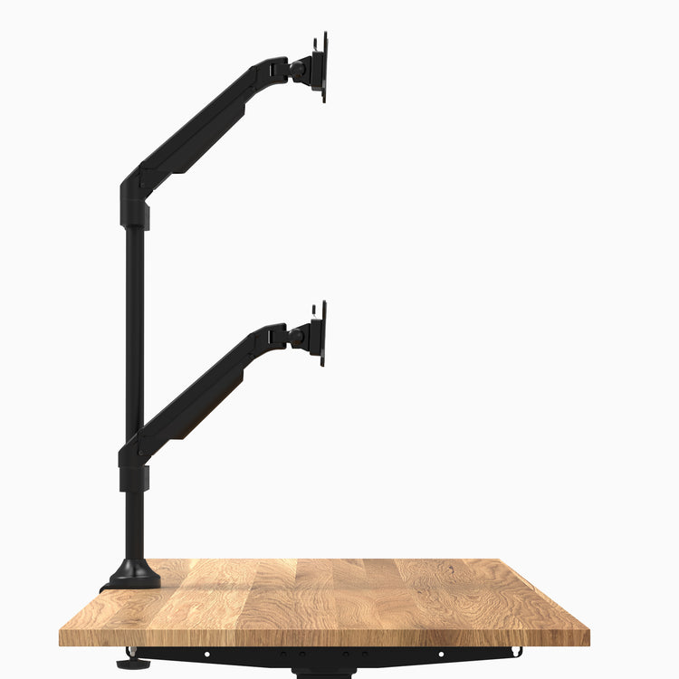 Quad monitor arm in black - Desky