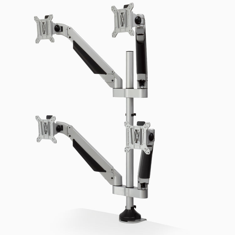 Monitor arm for four screens set up - Desky