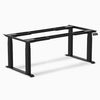 Quad standing desk frame black - Desky