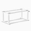 Desky quad sit stand frame in white