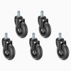 Desky rubber chair wheels set