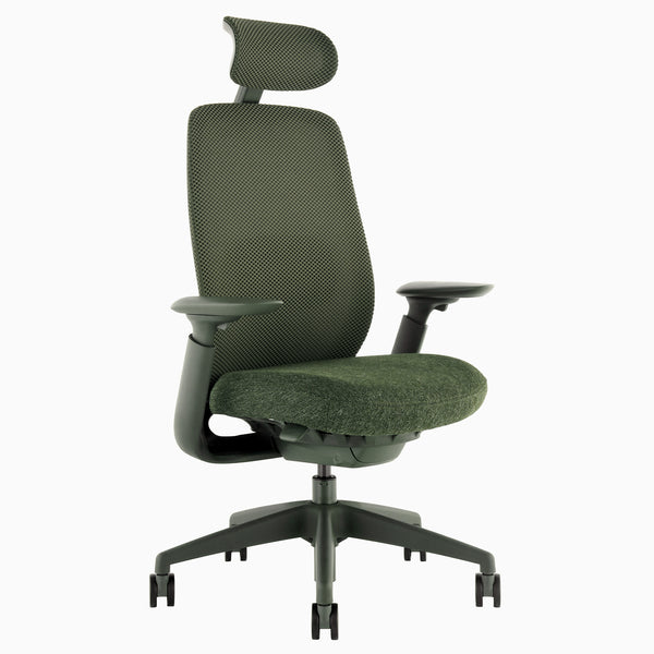 Desky Sereno Ergonomic Office Task Chair in Dark Green