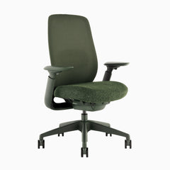 Desky Sereno Ergonomic Office Task Chair in Dark Green