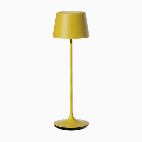 Desky cordlesssihlouette desk lamp in yellow