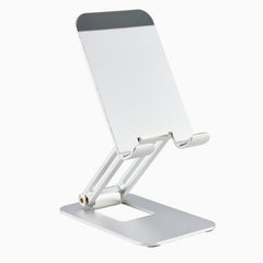 Desky Foldable Pro Phone Stand in Silver