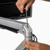 Desky single monitor arm adjustable angle