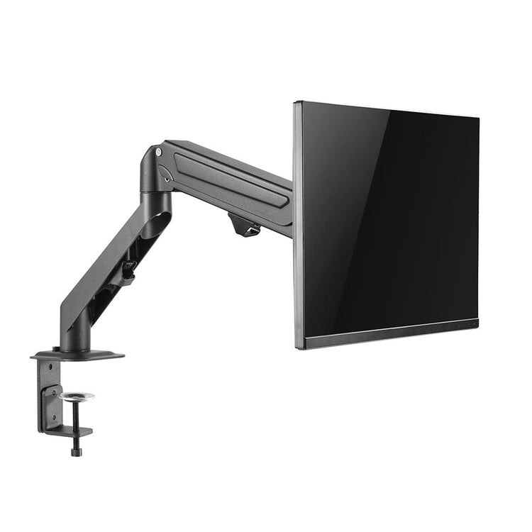 Clamp on monitor arm black