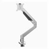 heavy duty Desky monitor arm in silver 