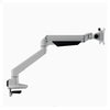 Side angle monitor arm heavy duty from Desky white 