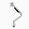 heavy duty Desky monitor arm in silver 