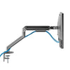 single spring monitor arm cable management 