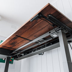 Space grey cable management desky desk