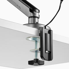 Desky single LED arm installation types