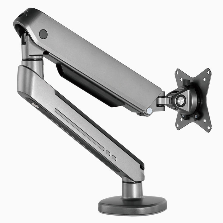 Desky single LED arm space grey