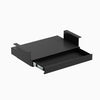 Desky ultra slim drawer in black with book gap