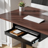 Desky ultra slim drawer in black 