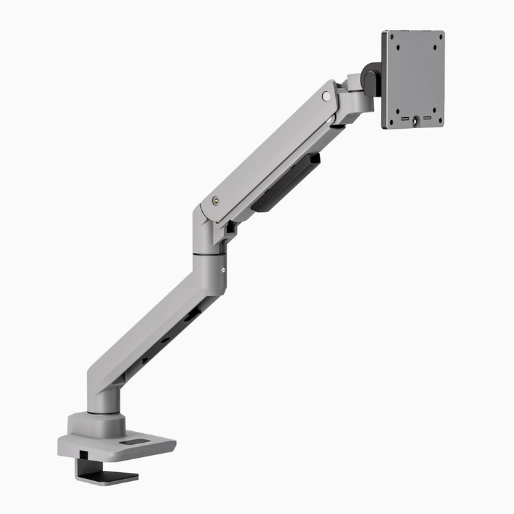 Heavy duty ultrawide monitor arm in Space grey - Desky