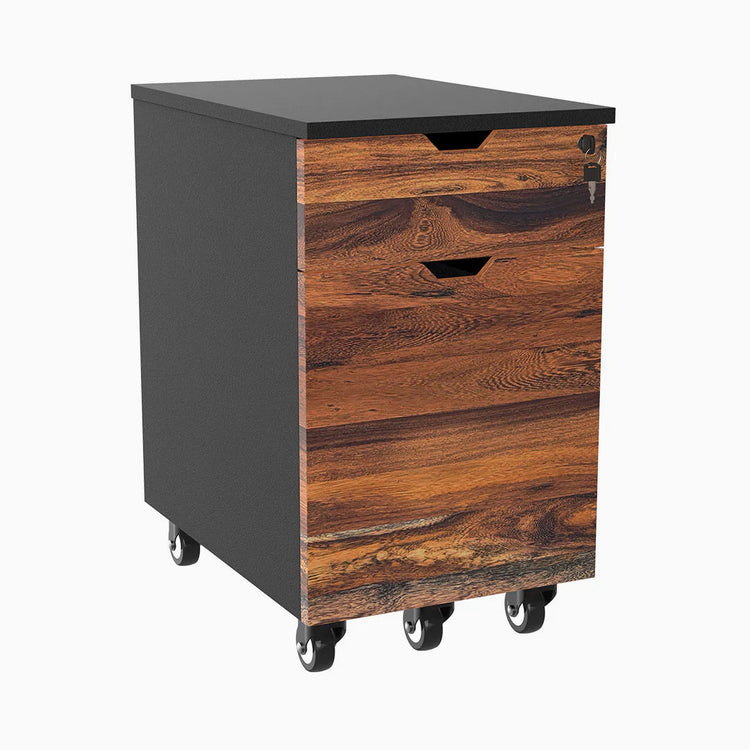 Hardwood pheasant minimal filing cabinet