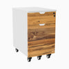 Hardwood teak minimal filing cabinet