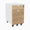 Hardwood white ash minimal filing cabinet