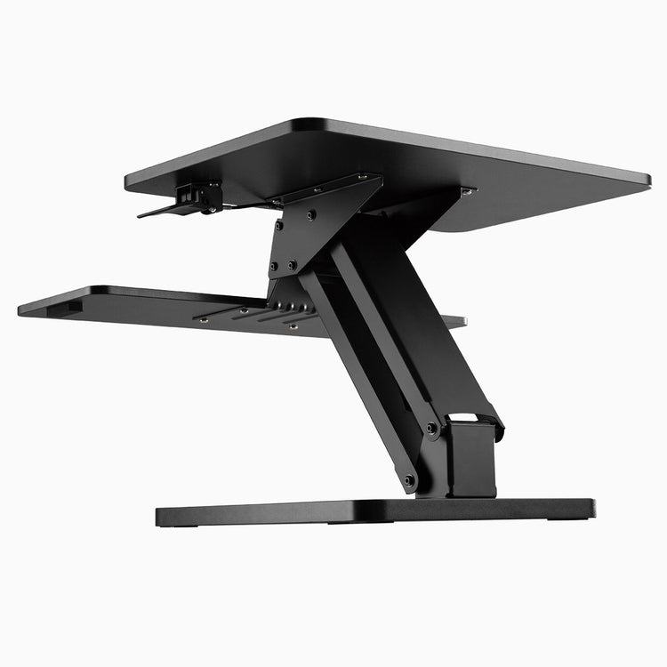 Desky Zero Standing Desk Converter image from behind