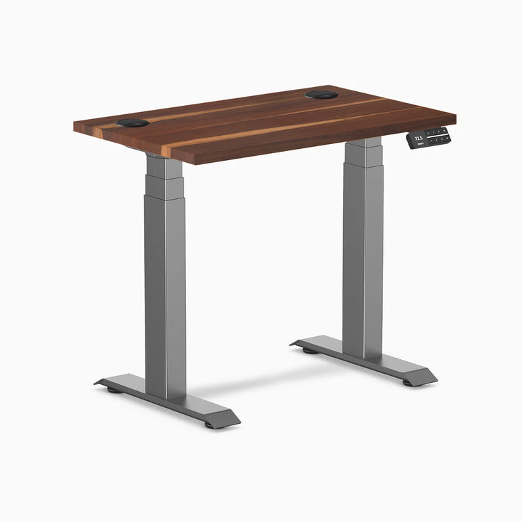 Desky Dual Mini Hardwood Sit Stand Desk